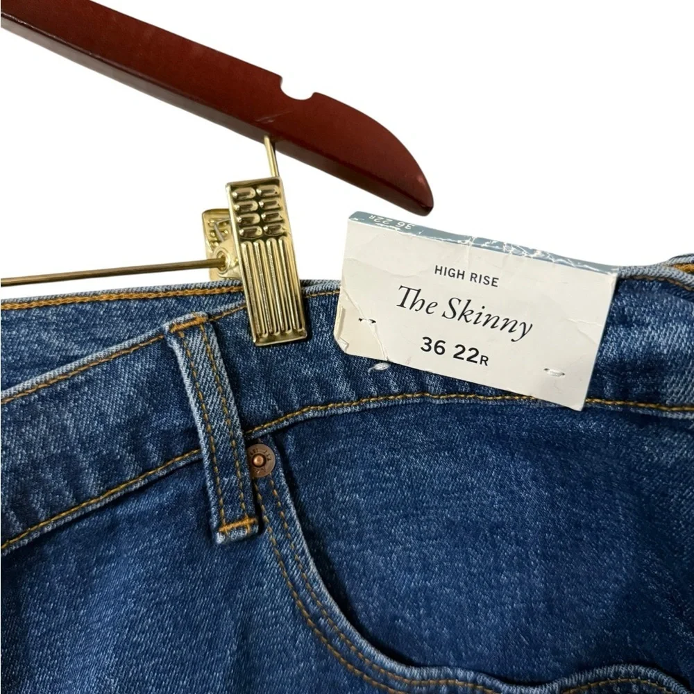 NWT ABERCROMBIE & FITCH The Skinny High Rise Cotton Jeans